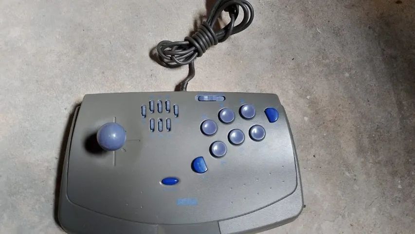 CONTROLE SEGA SATURN ARCADE EM ESTADO DE NOVO... SÃO PAULO ZL