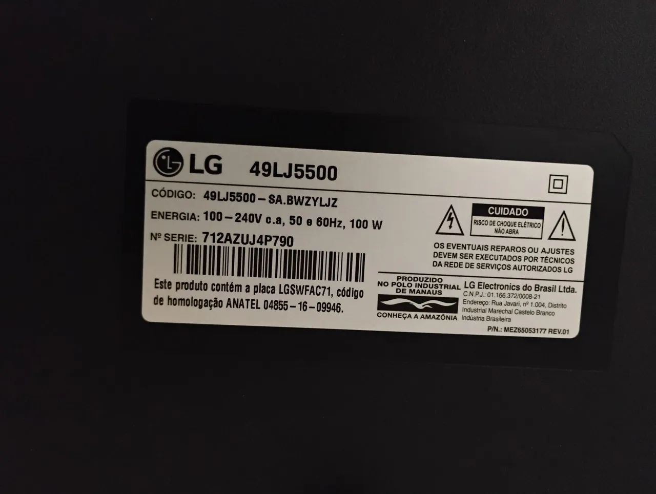 Tv LG 50