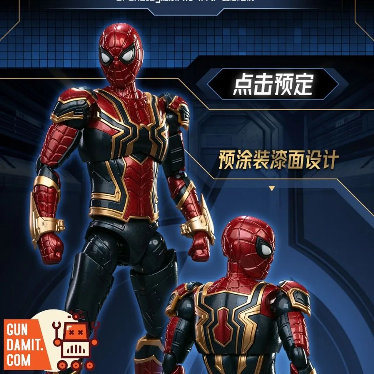 Iron Spider Fondjoy Original Model Kit 1/12 escala Marvel Legends