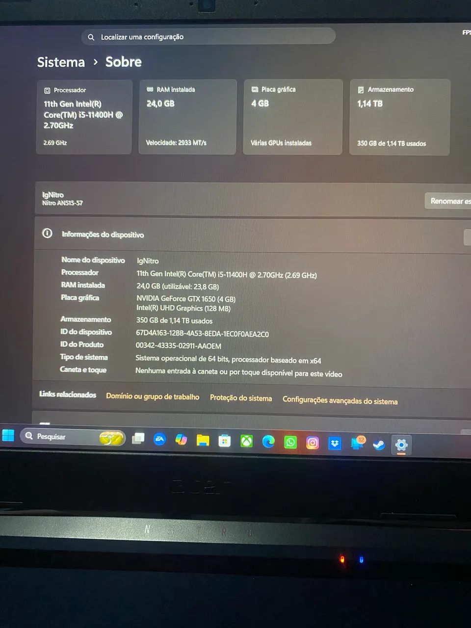 ACER NITRO 5 - Foto 4