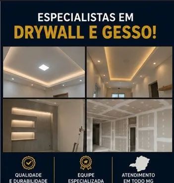 Instalação de Drywall e Sancas em Gesso  - Foto 2