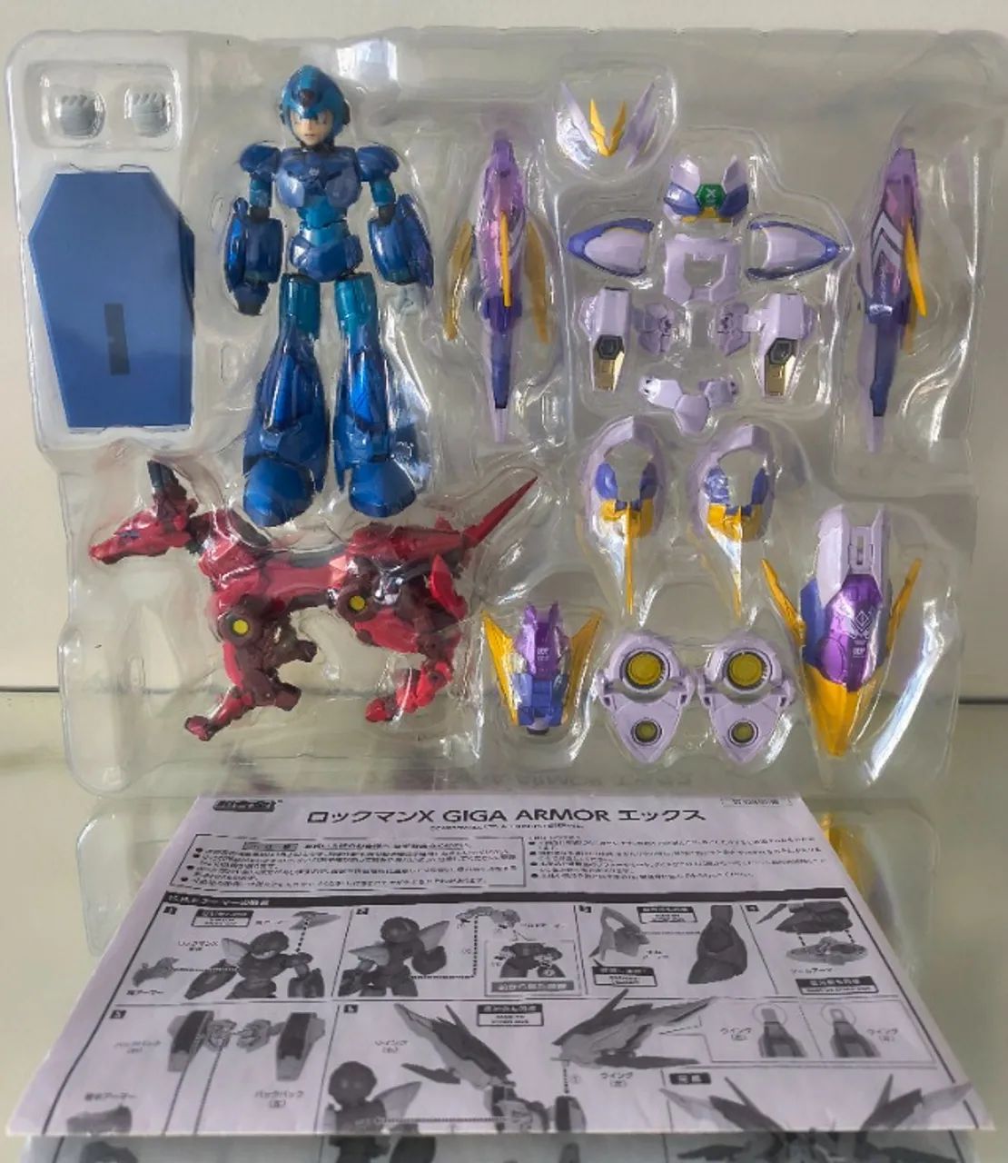 Figure Bandai Megaman X - Giga Armor com Rush Jagd original