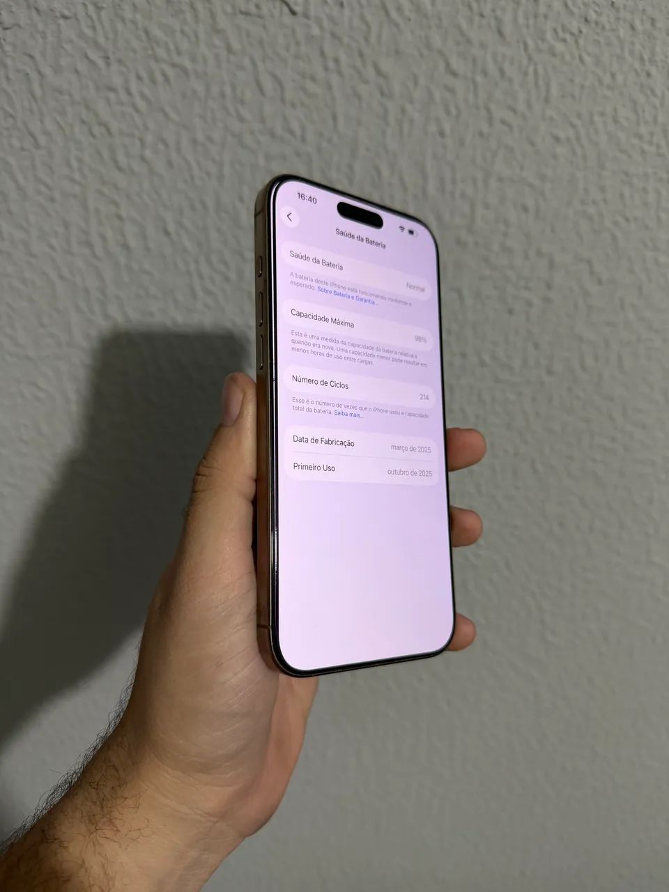 IPHONE 16 PRO MAX 256GB - MENOS DE UM ANO DE USO - Foto 4