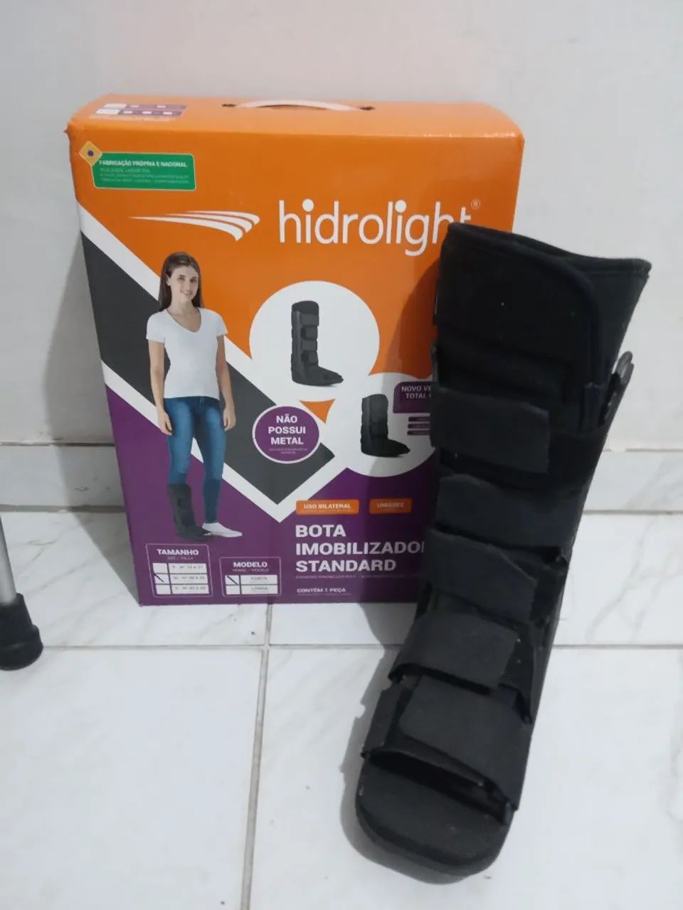 Bota Imobilizadora e Muletas - Foto 2