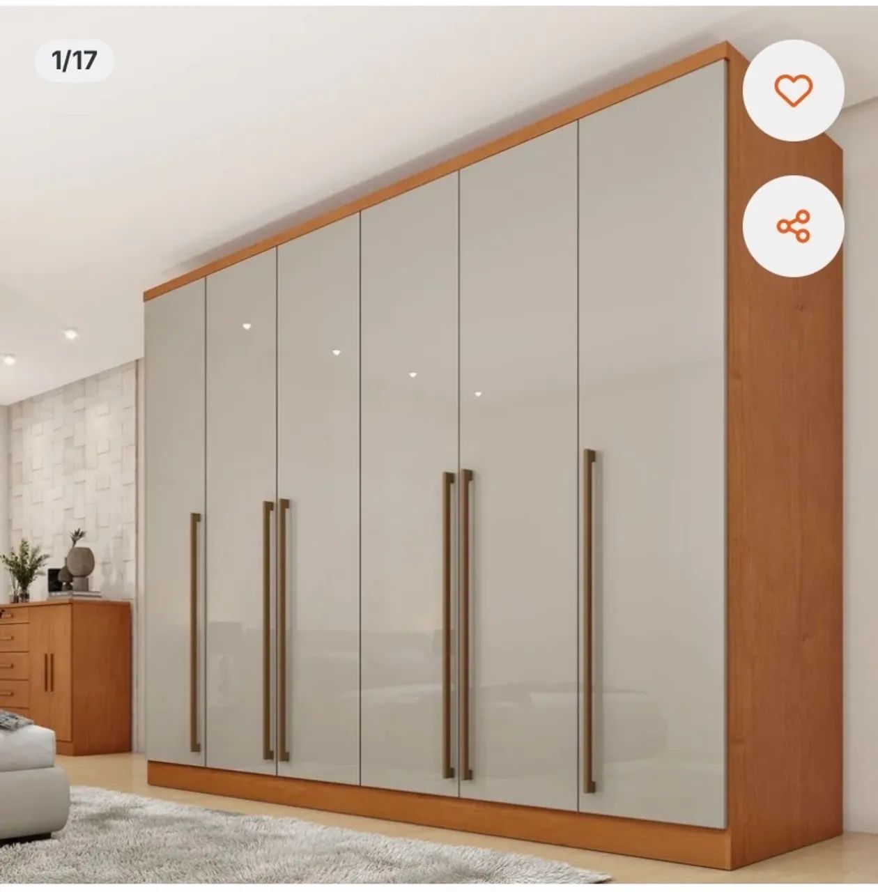 GUARDA-ROUPA 270CM - IMPECÁVEL | R$ 900