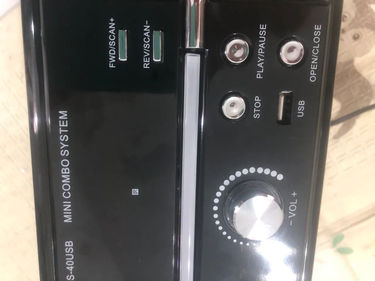Rádio mini system caixinha caixa DVD som tocador mp3 - Foto 2