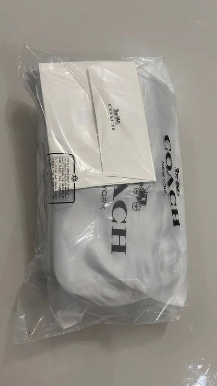 bolsa coach hadley marrom-claro - Foto 3