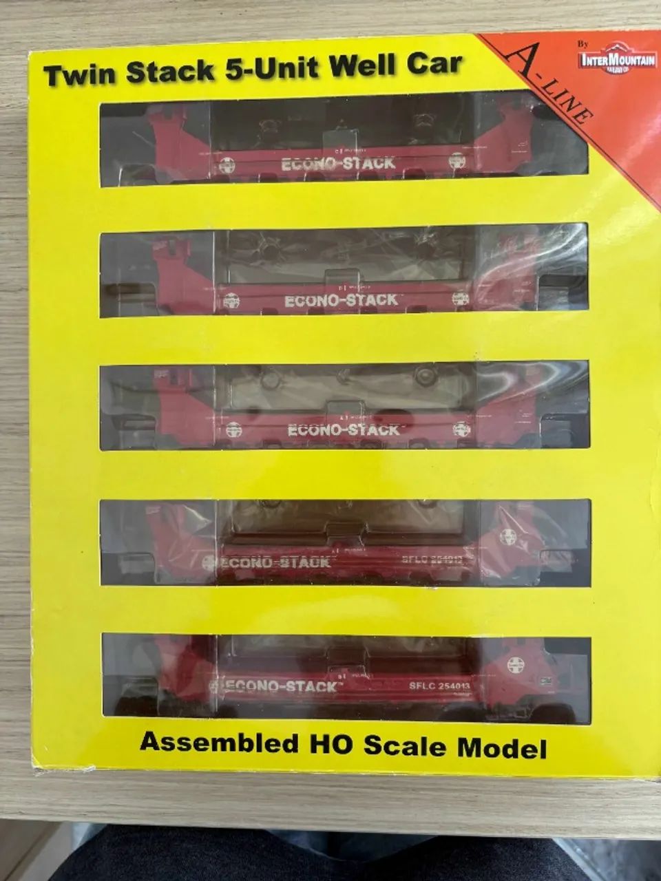 INTERMOUNTAIN HO GUNDERSON TWIN STACK 5 UNIT SET SANTA FE