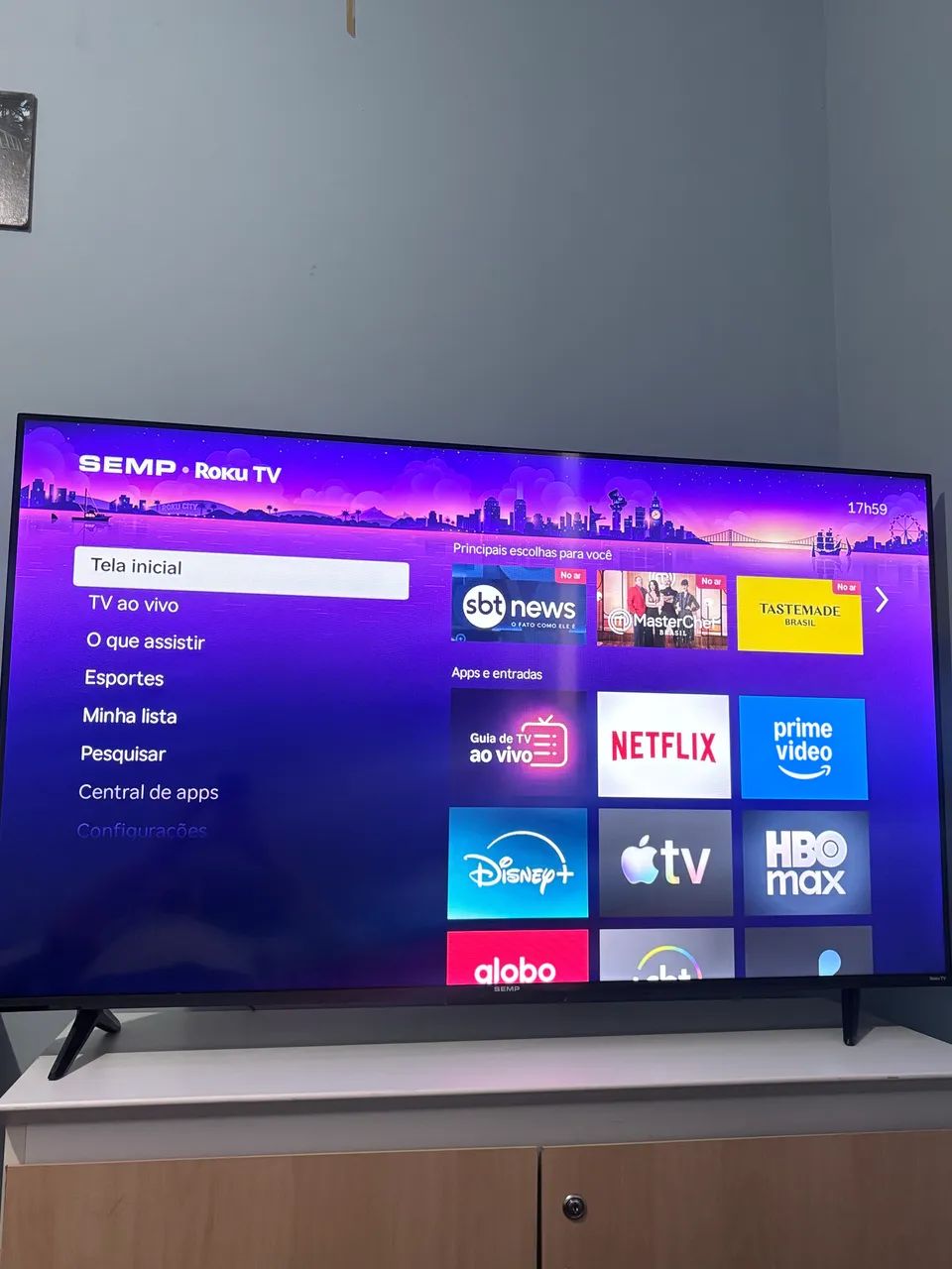 Roku TV de 50 polegadas, resolução 2K/FHD. - Foto 3
