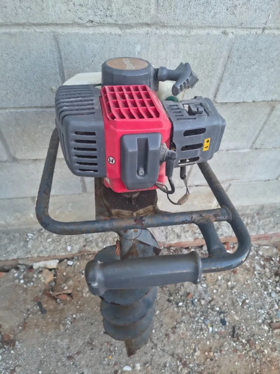 Perfurador De Solo Gasolina Branco Bps52 + Broca De 30cm - Foto 3