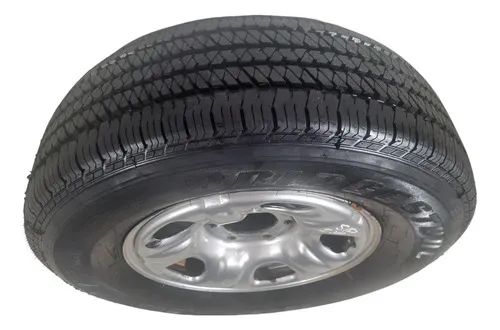 Roda Step 16 Com Pneu 245 70 R16 Chevrolet S10 Prateado - Foto 6