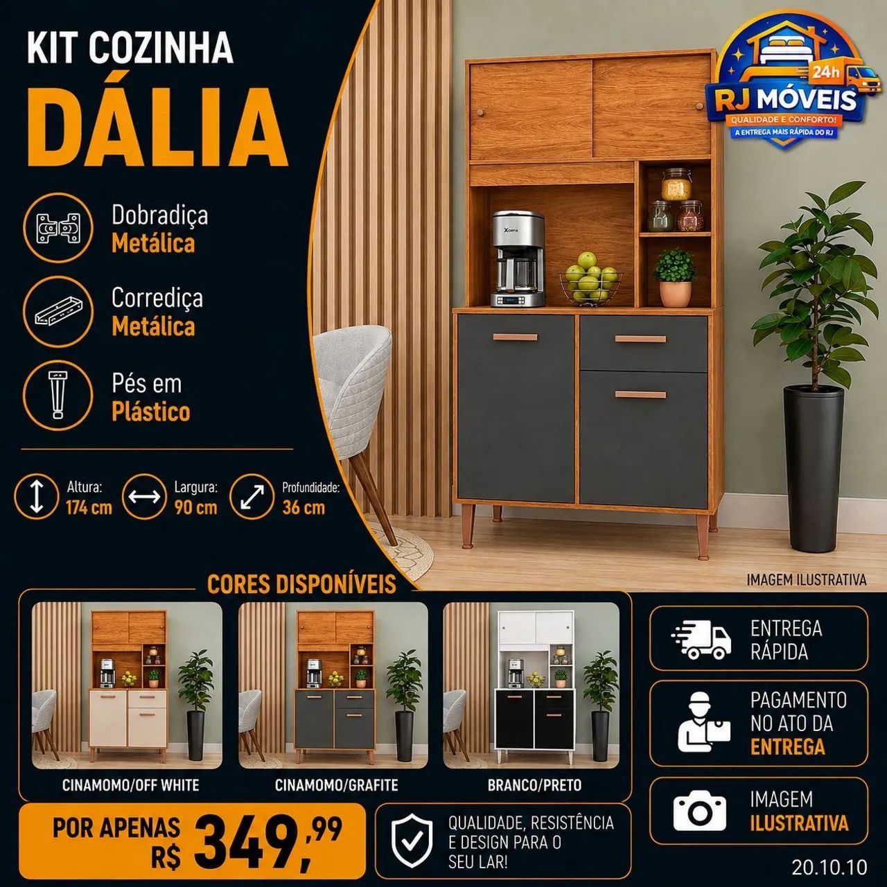 Kit cozinha Dália 