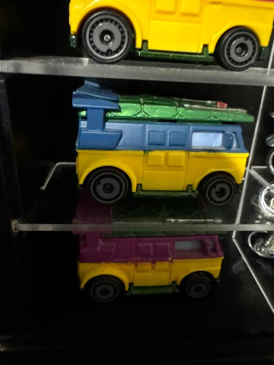 LOTE 4 HOTWHEELS TARTARUGAS NINJAS CUSTOM - Foto 3