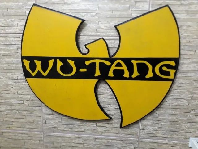 Quadro de parede com led controle remoto, grupo Wu Tang Clan, 66cm largura x 55cm altura - Foto 4