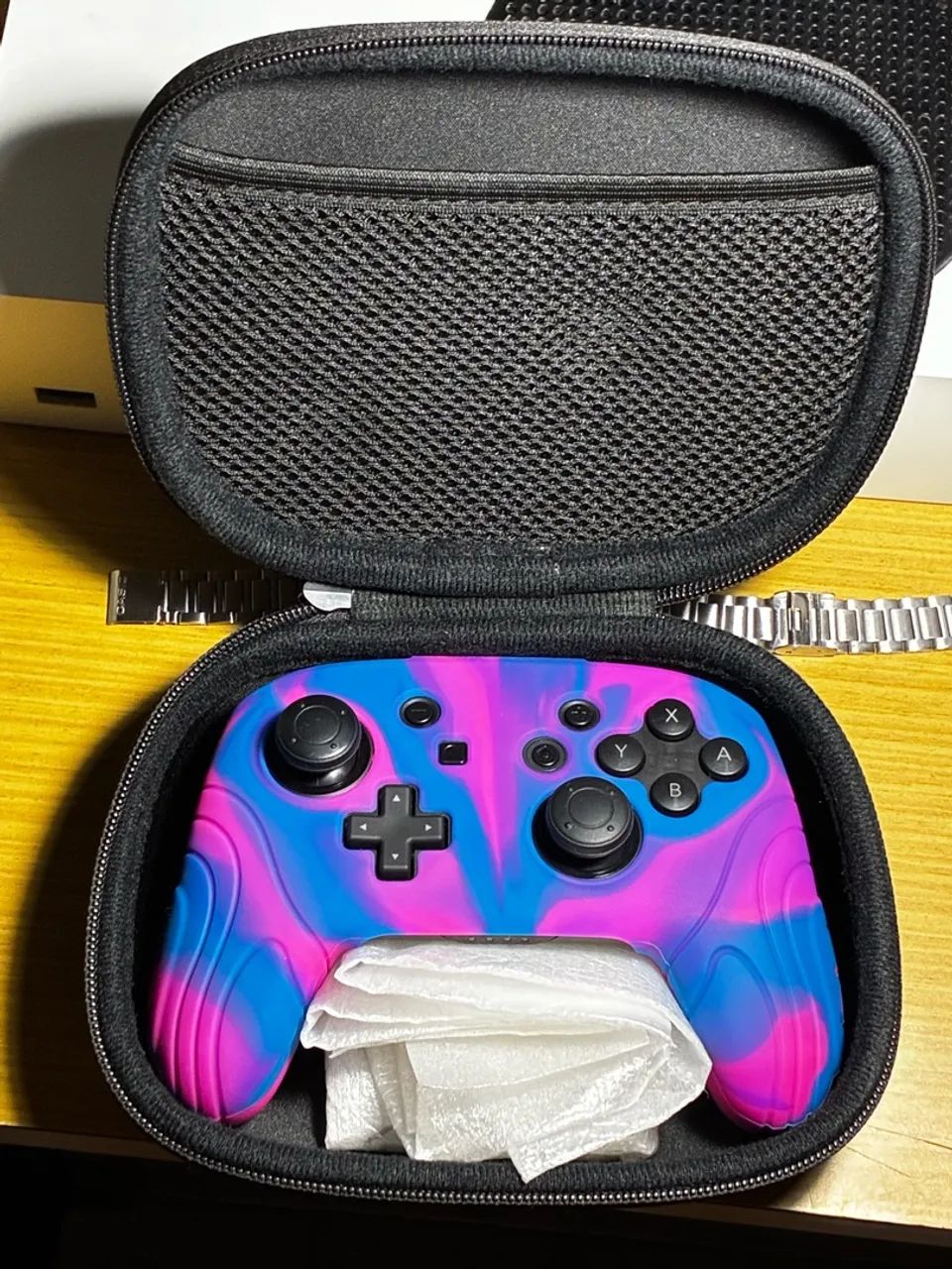 Controle Nintendo oled e pega no 2 também 