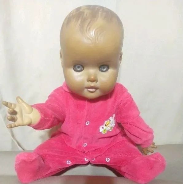 Boneca Antiga Estrela 58 cm Vintage Bebê Clássico Colecionador - Foto 4