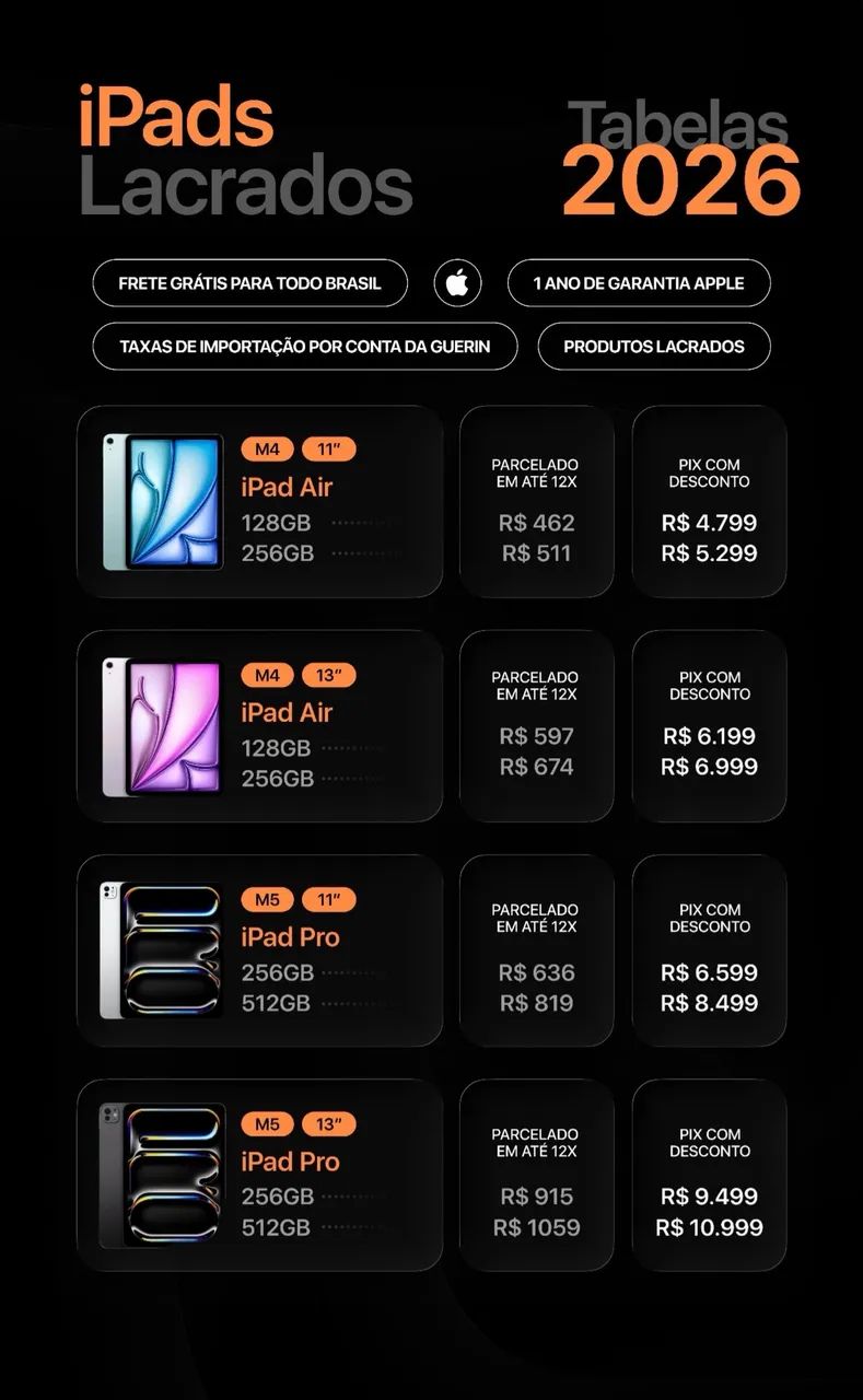 iPad Pro 13Pol M5 256Gb NOVO - Foto 2
