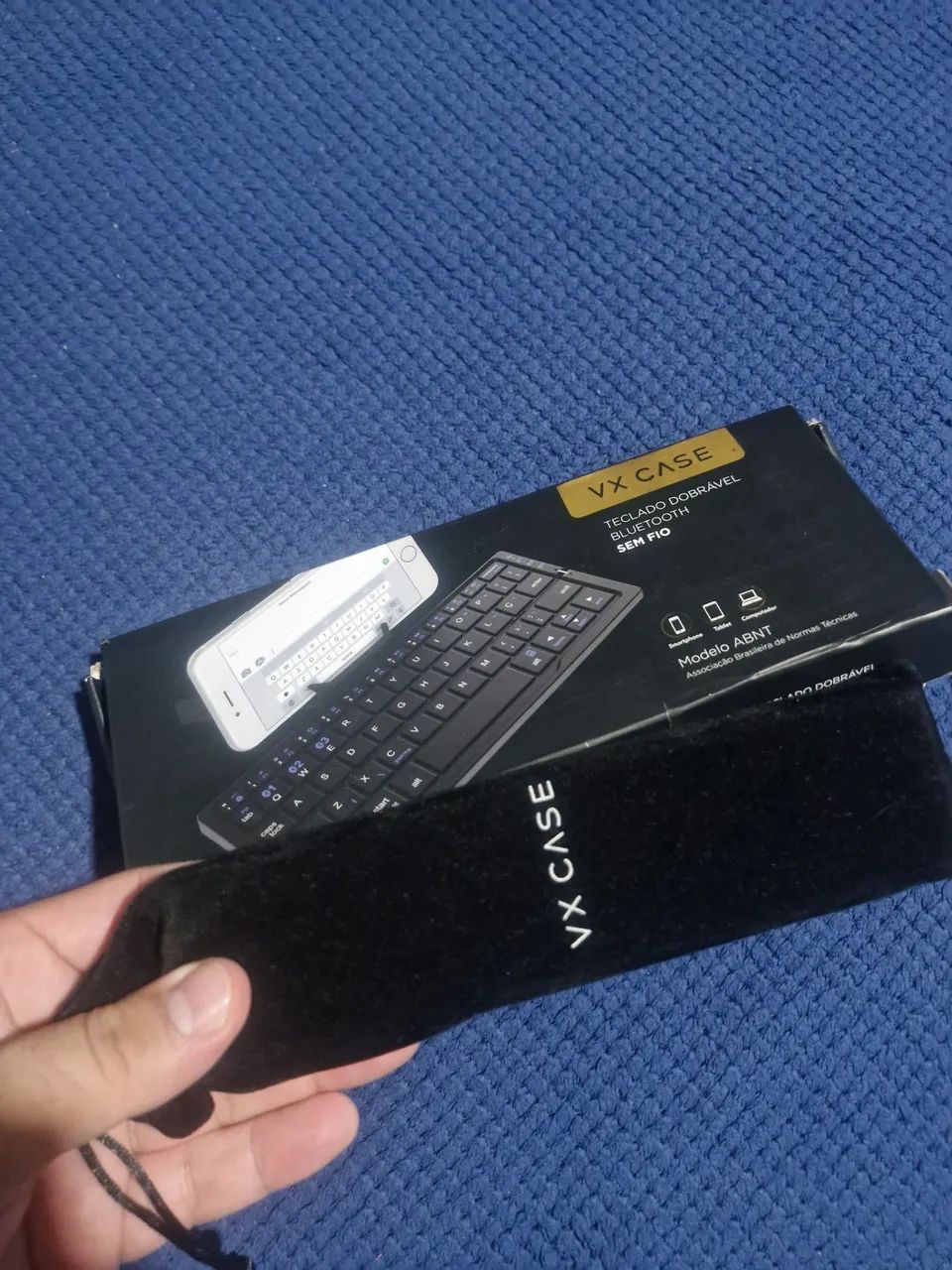 Teclado Dobrável Bluetooth Sem Fio VX CASE - Foto 4