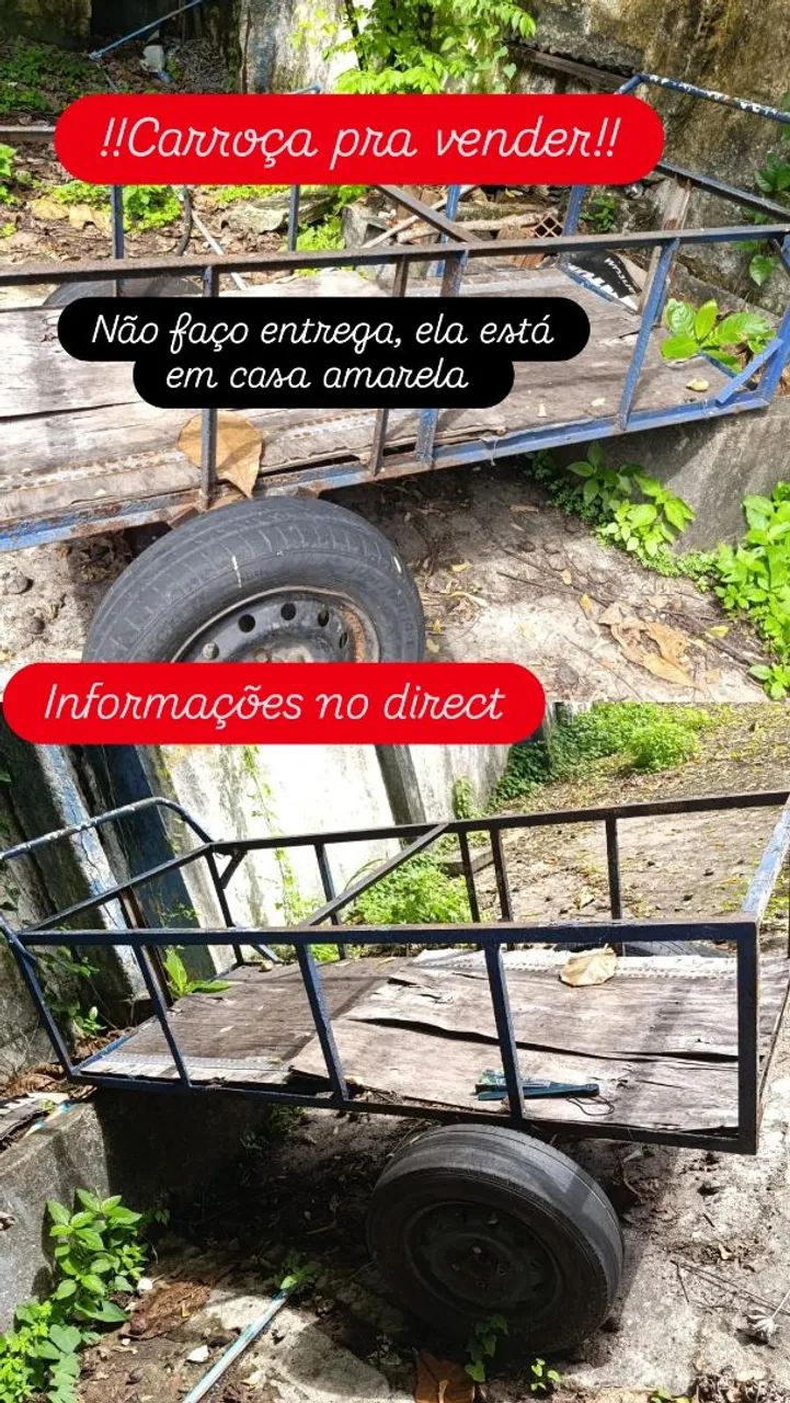 Carroça para feira 