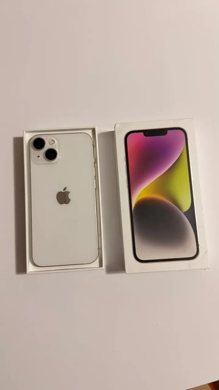 iPhone 14 128GB branco semi novo  - Foto 2