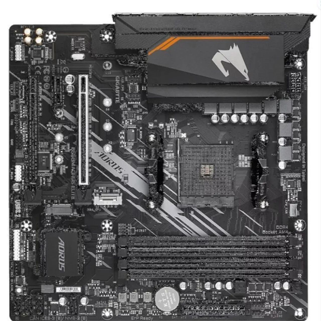 placa mãe aorus elite b550 - Foto 3