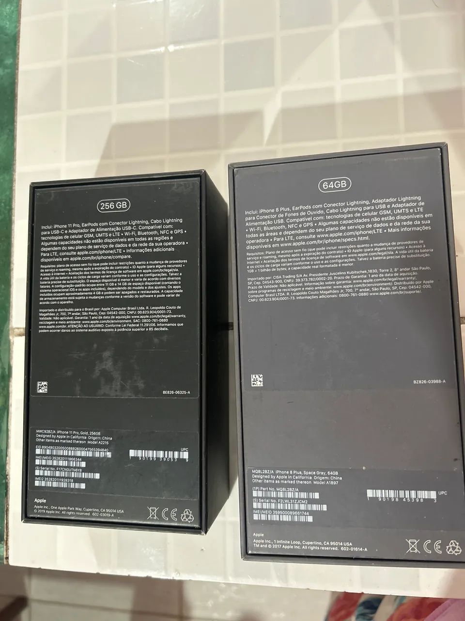 Kit com 2 caixas originais de iPhone (11 Pro + 8 Plus)! ? - Foto 3