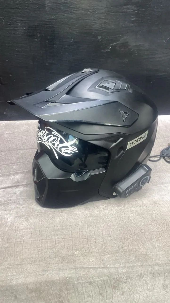 Capacete norisk darth preto 