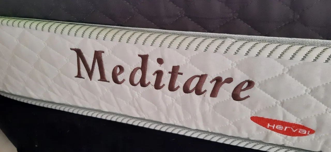 Cama Box Solteirão Herval Meditare 96cm ×2m- Molas Ensacadas - Foto 2