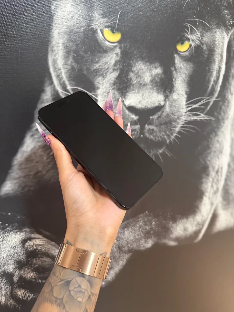 iPhone 15 Pro Max 256GB Titânio Preto  - Foto 4