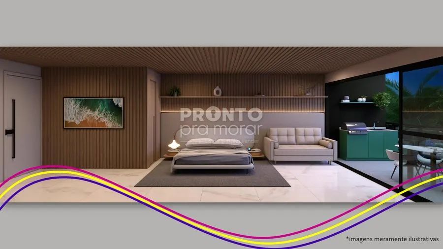 Flat com 1 quarto em Muro Alto - Foto 2
