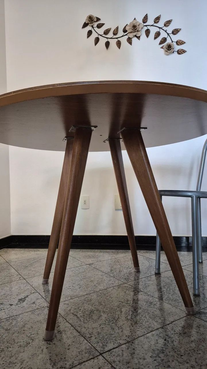 Mesa de Jantar Redonda em Madeira - Foto 3