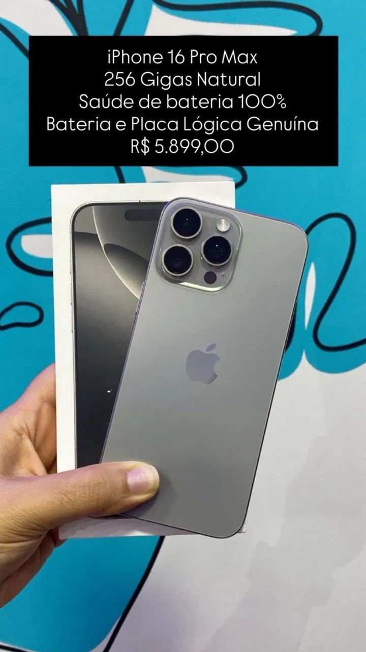 iphone 16 Pro 256gb ナチュラル バッテリ100% 充放電3回 Magazine Luiza | Pra você é Magalu!