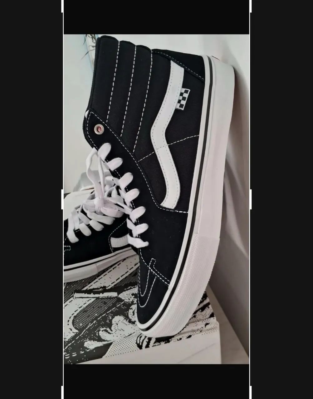 vans sk8-hi preto - Foto 5