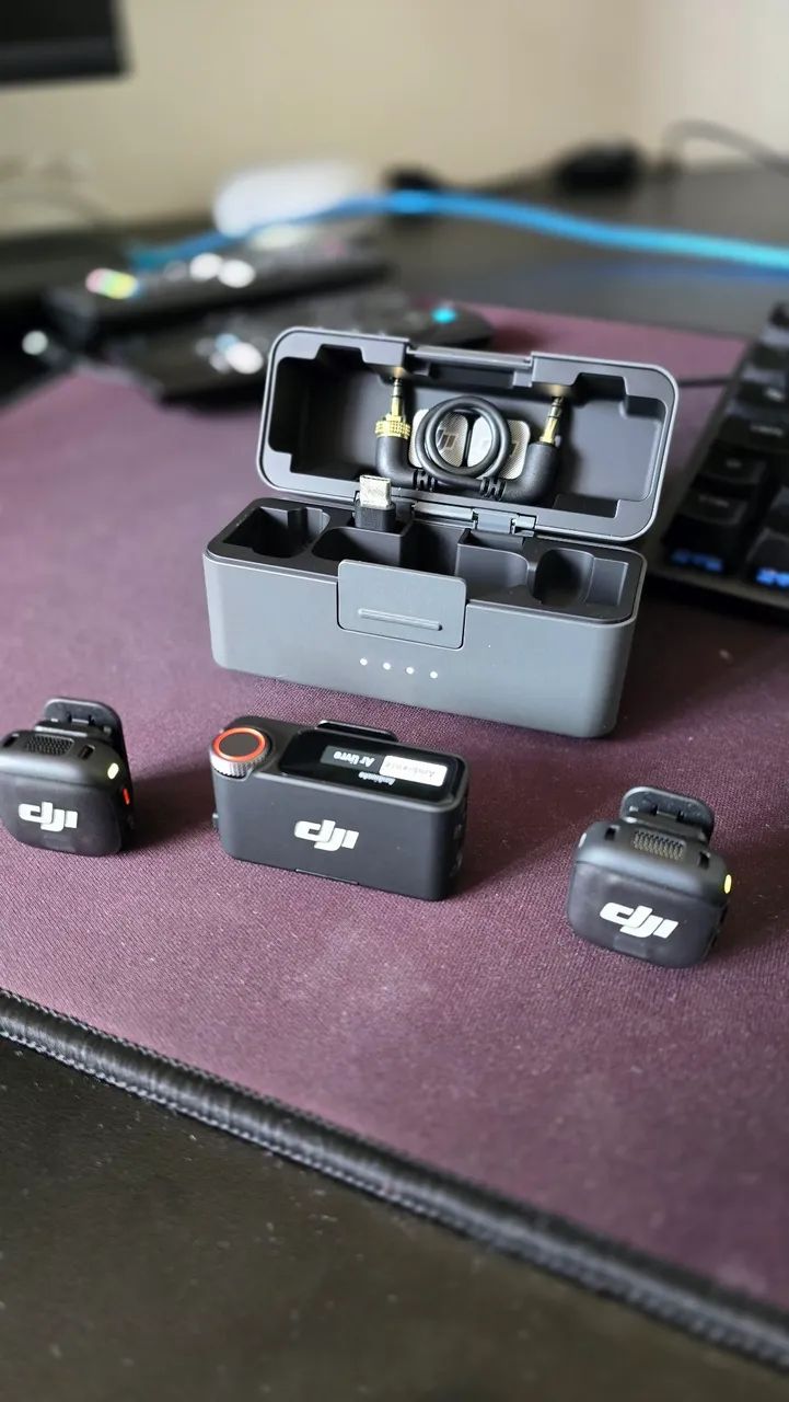 Microfone DJI MIC 3 Combo Completo