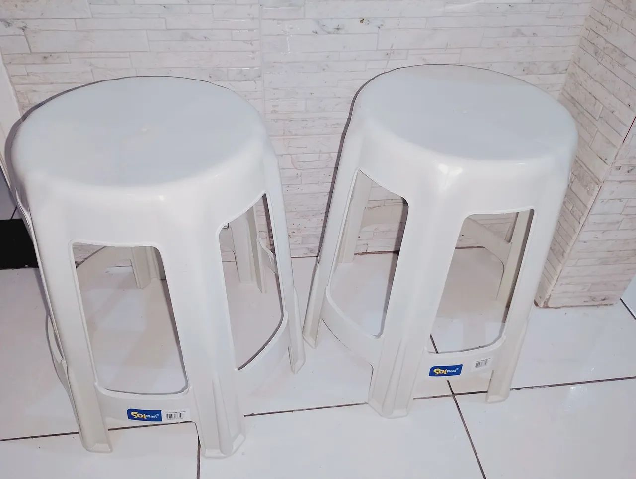 Duas Banqueta de 6 pés 