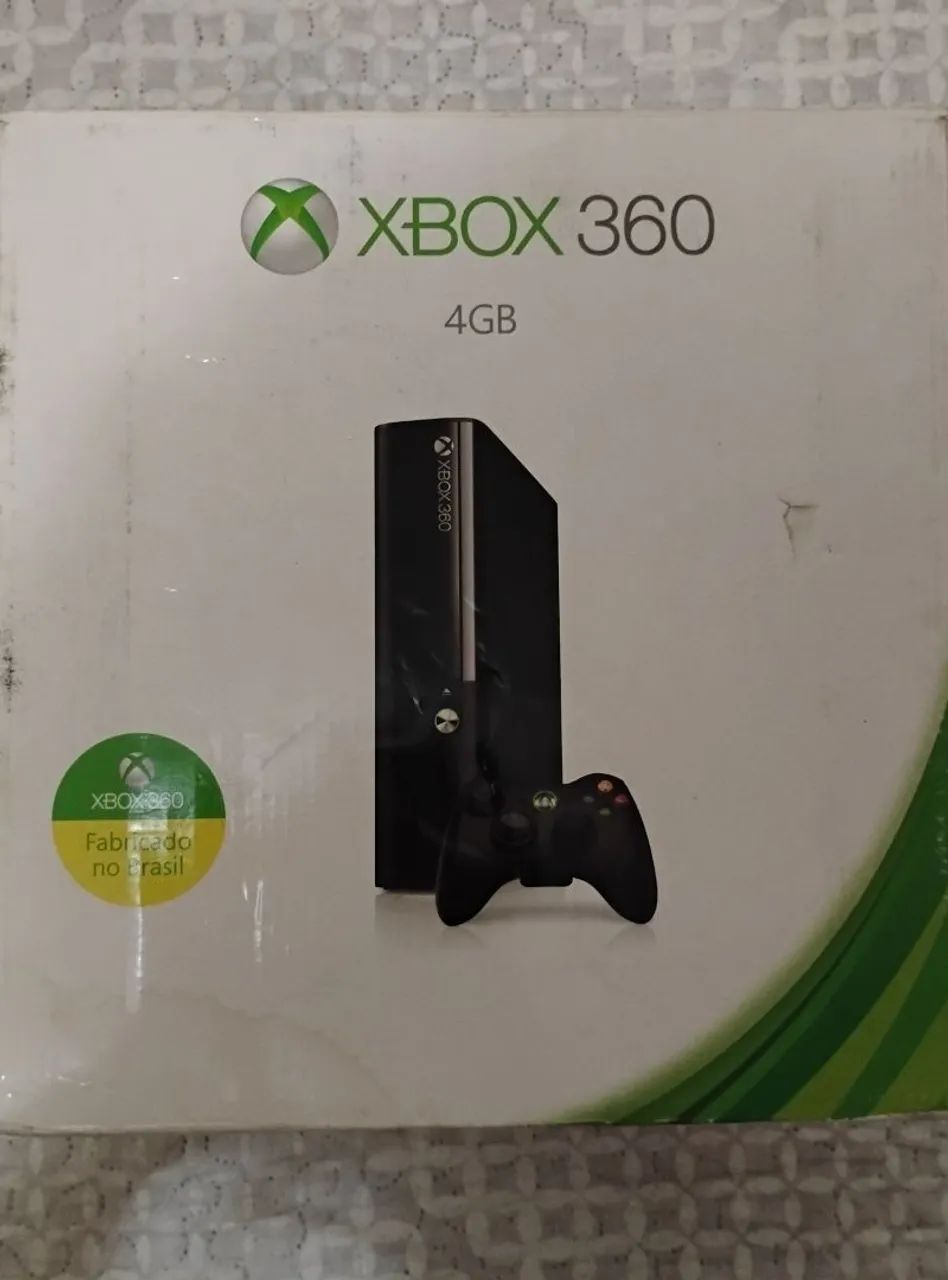 Xbox 360 Super Slim com caixa, console + controle - Foto 3
