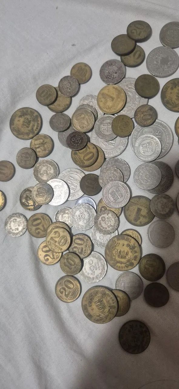 Lote de moedas diversas antigas  - Foto 5