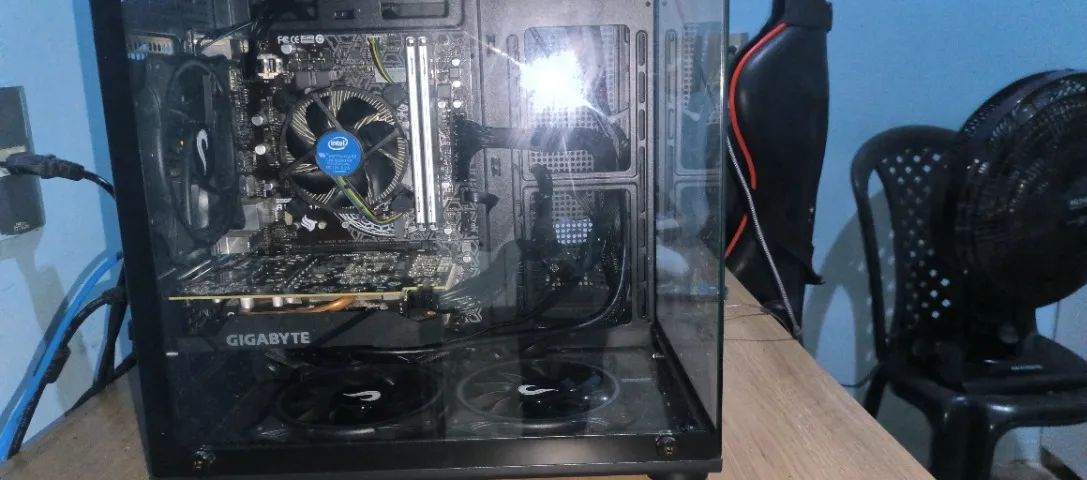 GABINETE + 3 FAN COM CONTROLADORA + PLACA MÃE+ PLACA DE VÍDEO + PROCESSADOR - Foto 2
