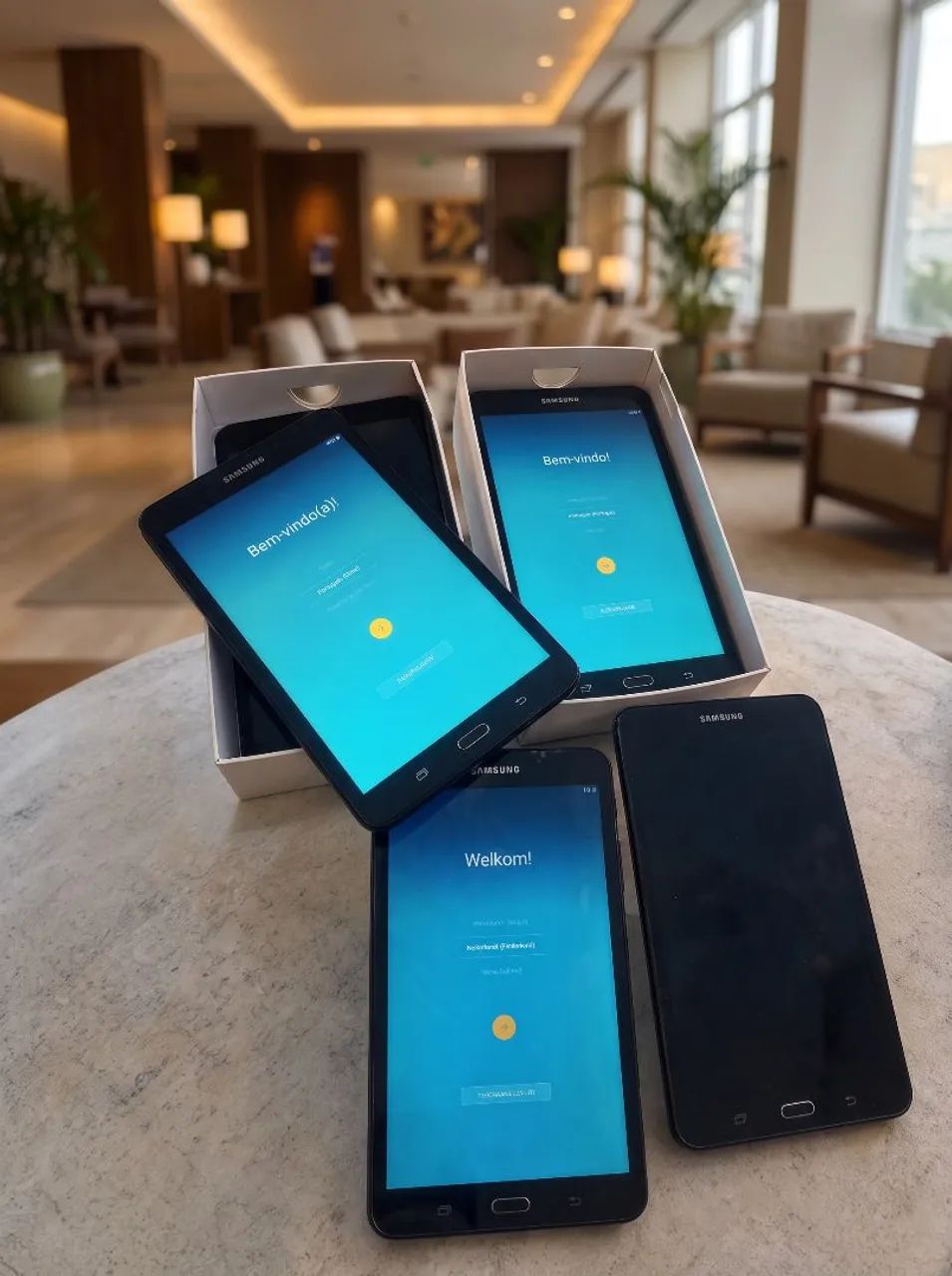 Oferta relâmpago 2 tablets sansung galaxy 450