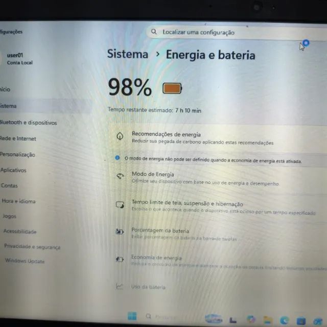 Notebook Lenovo intel / 8GB DDR4 / SSD 120GB sem detalhes - Foto 5