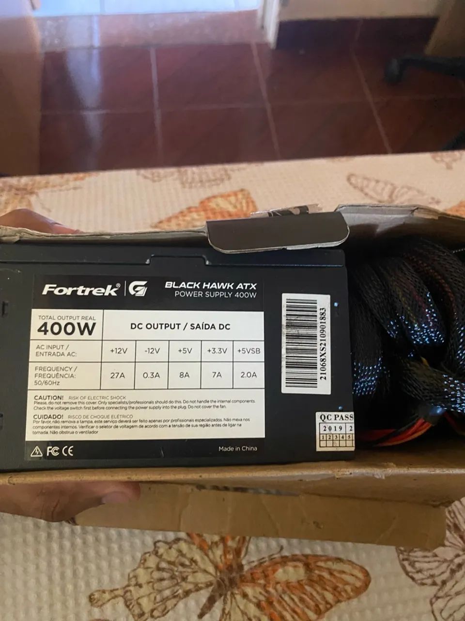 Fonte 400w 80plus white