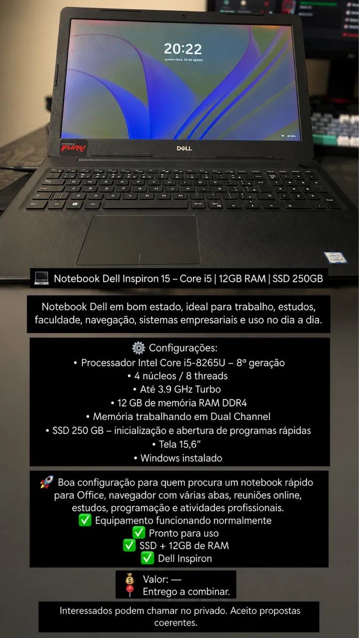 Notebook Dell Inspiron 15 - Foto 4