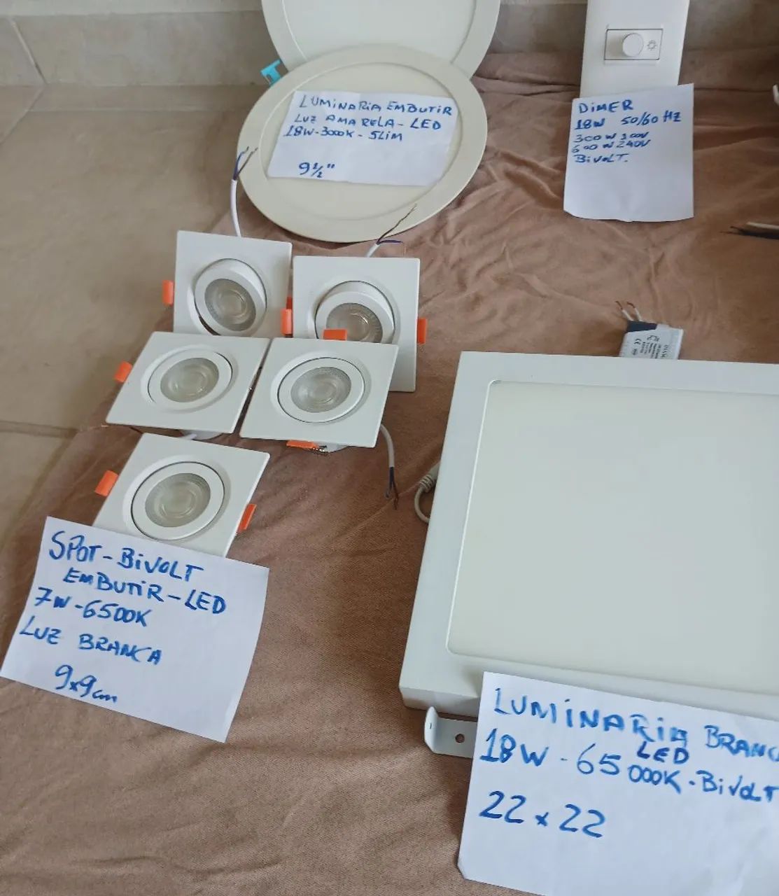 Luminárias diversas para embutir - Foto 2