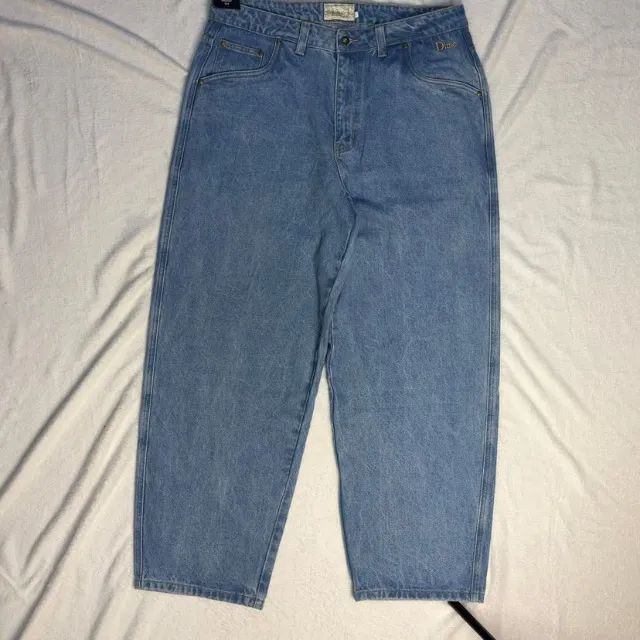 calça baggy jeans dime azul - Foto 2