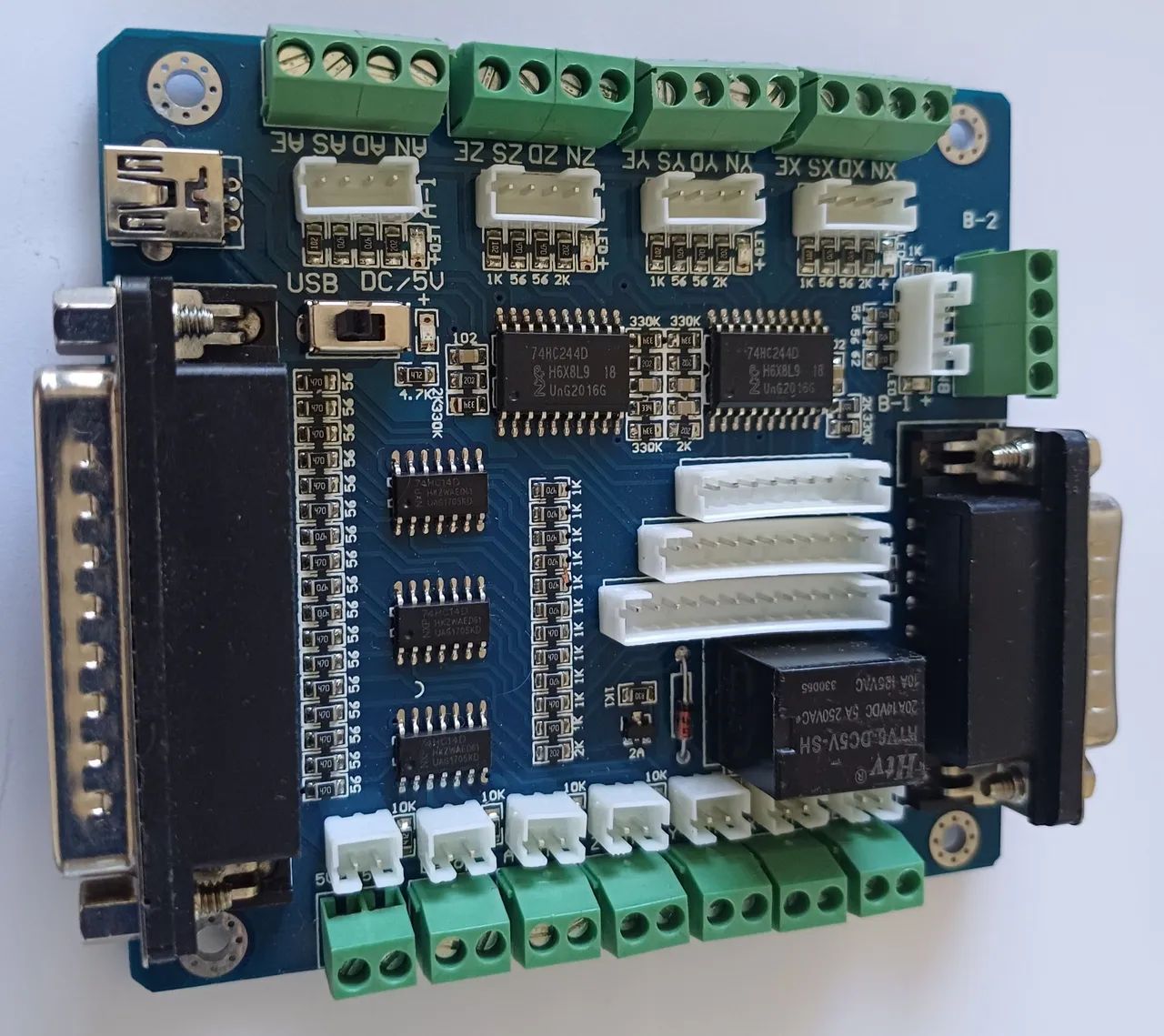 Controladora CNC quatro eixos lpt