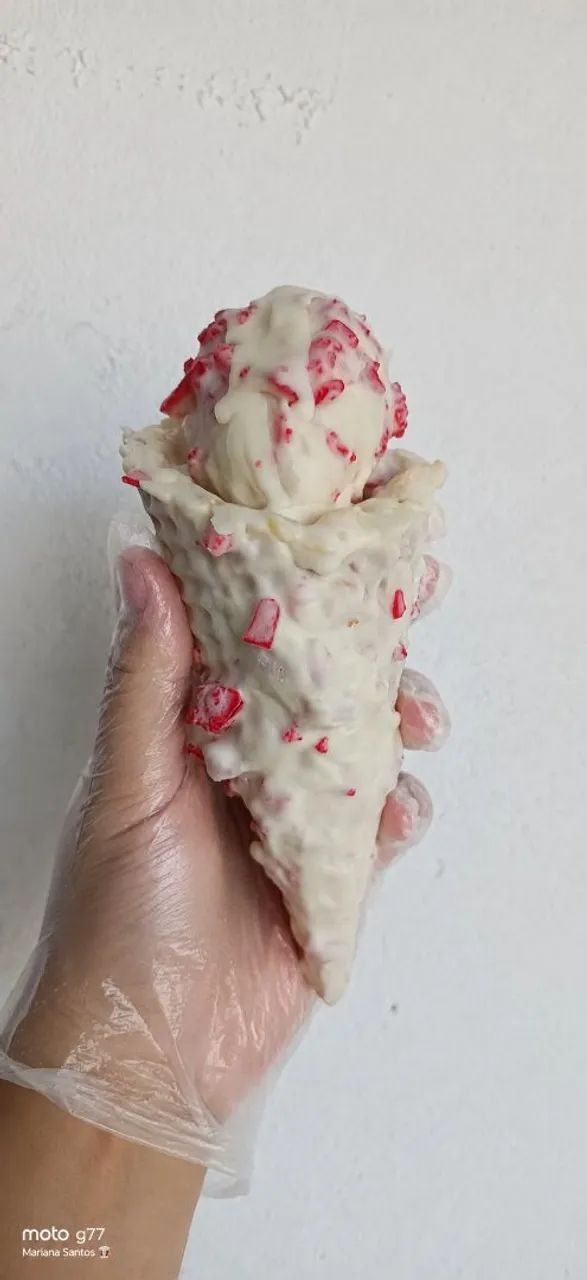 MORANGO CRAVEJADO e CONE CASCÃO CRAVEJADO  - Foto 2