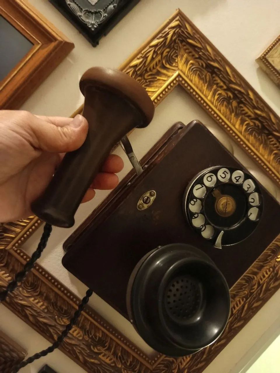 Telefone antigo de parede marca CTB. Visite meu perfil,+ itens a venda - Foto 6