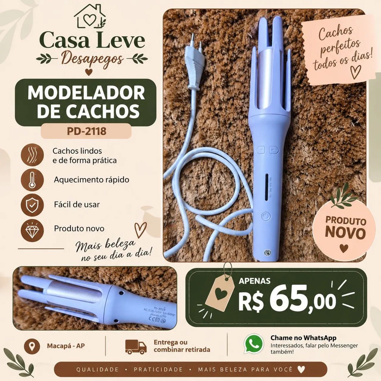 Modelador de cachos
