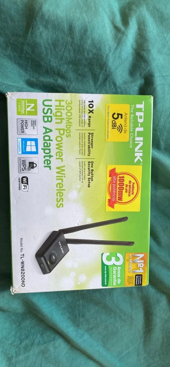 Adaptador de rede completo nunca usado