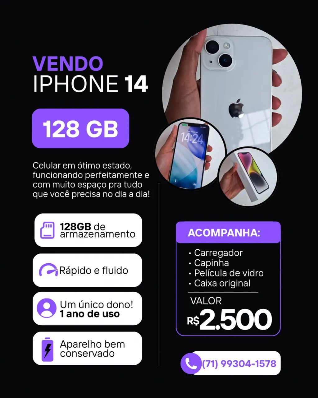 iPhone 14 - 128gb 